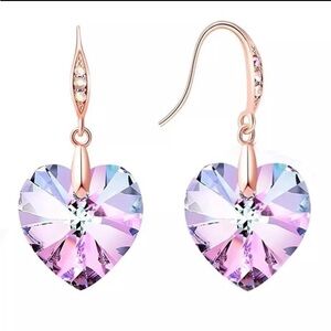 Heart Drop Earrings